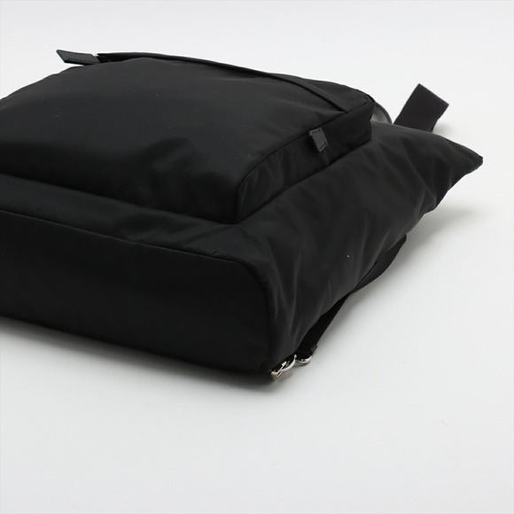 Prada Tessuto Nylon Leather Backpack Rucksack Black - Picture 3 of 8